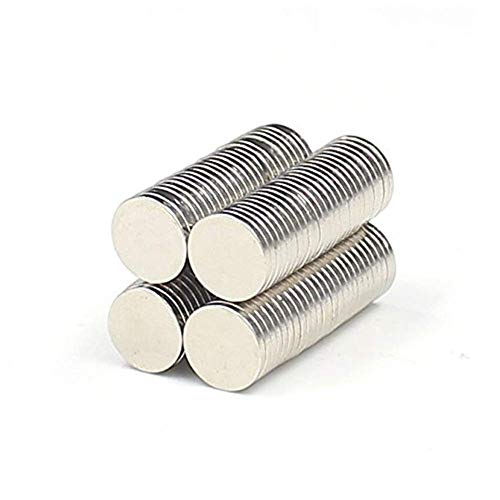 Zicome 100Pcs Round Magnets for Fridge, Office, Dry Erase Board, Refrigerator, Whiteboard, Map