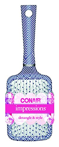 Conair Impressions Hair Brush, Paddle, Colors May Vary