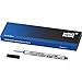 Montblanc Rollerball Capless System Refill (M) Royal Blue 124496 – Pen Refills with a Medium Tip – 1 x Dark Blue Pen Cartridge