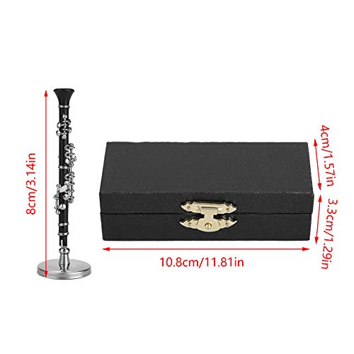 Saxophone Model-Miniature Saxophone Replica Model Display Musical Instrument Ornaments Decoration Gift for Home Office - Thumbnail 3