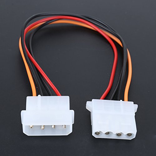 Vanpower 2Pcs Large 4Pin CPU Cooling Fan Extension Cable IDE HDD Extension Cable