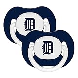 MLB Detroit Tigers Pacifiers, 2-Pack