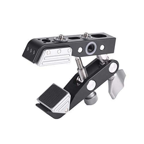 Shan-S Camera Bracket, Clamp Magnetic Fixed Holder Mount for Studio Camera SLR, Digital SLR,Release Quick Clamp, with Double Shafts Locking, Firm and Stable