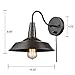 Axiland Antique Gooseneck Wall Sconce Oil Rubbed Bronze Barn Wall Lamp 2 Pack