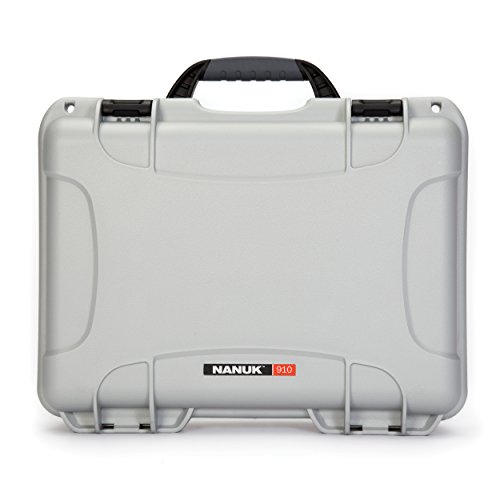 Nanuk 910 Waterproof Hard Case Empty - Silver