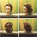 Mannequin Head African with 100% Human Hair Cosmetology Afro Hair Manikin Head for Practice Styling Braiding with Free Clamp (YK27)