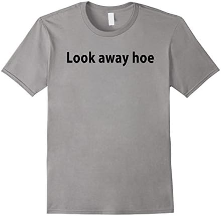 Men's Look Away Hoe T-Shirt Large Slate