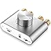 Nobsound Mini 50W x 2 Bluetooth Power Amplifier; 2.0 Channel Stereo Hi-Fi Digital Amp; Wireless Audio Receiver; PC Sound Card for Home Speakers with Power Supply Upgrade Version (Silver)thumb 1
