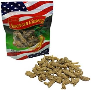 American Ginseng Black Skin Origional Ginseng Short-Medium Size - Full 4 oz Per Bag