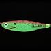 Yo-Zuri Squid Ultra Bait Aurora Sinking Jig, Luminous Green, 3-3/4-Inch