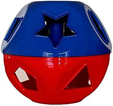 Tupperware Shape-O Toy Ball, Blue/Red 