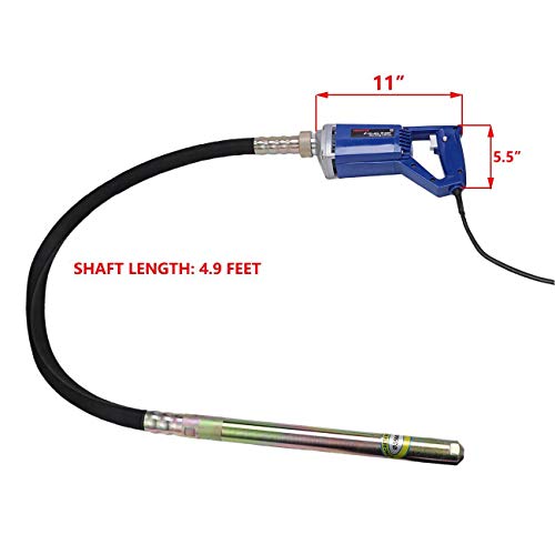 BEAMNOVA Hand Held Electric Concrete Vibrator 13000 VPM 3/4 HP w/4.9 FT
