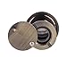 Door Viewer Peephole, 200-Degree Door Viewer with Heavy Duty Rotating Privacy Cover for 1-3/8