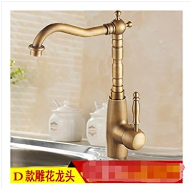 Kitchen wash basin basin stainless steel copper space aluminum alloy hot and cold water faucet