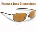 Flying Fisherman San Jose Polarized Sunglasses with AcuTint UV Blocker for Fishing and Outdoor Sports