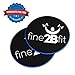 Core Sliders - Pair of Gliding Discs by Fine2Bfit - Dual Sided for Use on Carpet or Hardwood Floors - Full Body Workout, Core Trainer, Fitness Training, Balance Exercise - Free Video Workouts