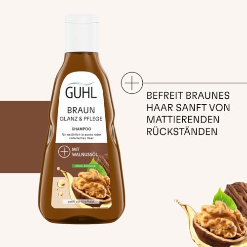 Guhl Braun Fascination Shampoo – Content: 250 ml – Hair Type: Brunette, Brown