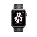 Vati Watch Sport Loop Band, Hook and Loop Fastener Adjustable Closure Wrist Strap Lightweight Breathable Nylon Replacement Band for Apple Watch Nike+, Series 3/2/1, Sport, Edition (42MM, Black / Pure)