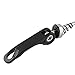 Juscycling Road Mountain Bicycle MTB Wheel Hub Front and Rear QR Quick Release Skewers Clip Lever Axle 145/185mm, Pair, Multiple Color Options (Golden)