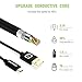 AUAUA Micro USB Cable[3-Packs] 2.1A Fast Charging & High Speed Data Sync,Anti Winding Design,for Android Devices,Samsung, Sony, HTC, Motorola and More (Black 10cm&1.2m&2m)