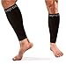 Copper Compression Calf Sleeves for Shin Splints, Varicose Veins, Arthritis, Sprains, Running, Cycling - Men & Women - 1 Pair