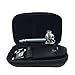 Metal Skull Design Fashion Pipe with Detectors Light (Silver)