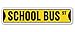 SCHOOL BUS Street Sign driver student stop gift