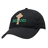 St. Patricks Day Ireland Celtic Cross Black Baseball Cap