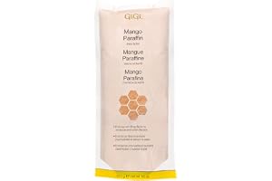GiGi Mango Shea Butter Paraffin Wax Refill for Hand and Feet, Orange, 16 oz | Ultra-Hydrating Treatment Compatible with Bath & Machine to Moisturize & Soften Dry Skin, Soothing Stiff Muscles