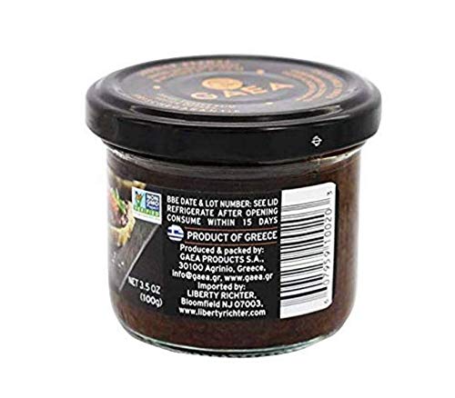 Gaea Kalamata Olive Tapenade, 3.5 oz (Pack of 2)
