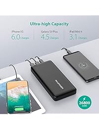 USB C Power Bank RAVPower 26800 PD cargador portátil