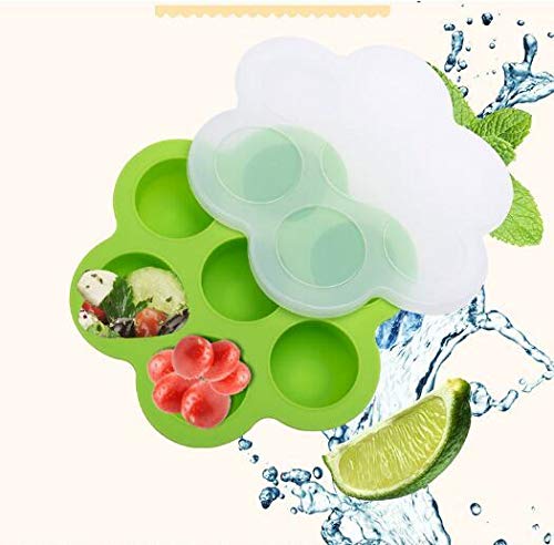 Silicone Bibs and Baby food storage container freezer Tray with silicone lid for babies BUNDLE! - Thumbnail 3