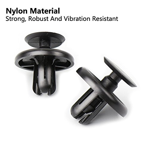 EZYKOO 100pcs Push-Type Retainer for Lexus Toyota Body Clips,Splash Shield Clips 90467-07201 Replacement Fasteners, Quality Nylon Push Rivets with Bonus Fastener Remover - Thumbnail 3