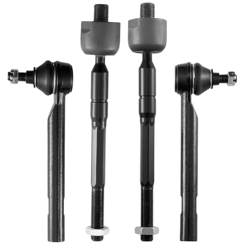 BDFHYK 4PC Front Inner Outer Tie Rod Kit for Honda Odyssey 2005-2010, Left Righ…