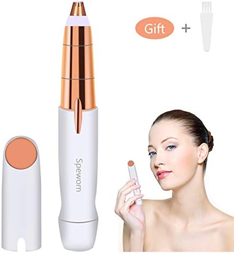 Eyebrow trimmer, Painless Eyebrow Hair Remover, Hair Removal for Women, Protable Brows Hair Remover for Good Finishing and Well Touch (White) ยกยญ