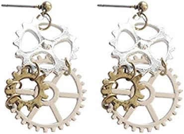 Milnut 1 Pair Women's Earrings Asymmetrical Vintage Equipment Fashion Jewellery Gift