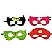 28 Pack Superhero Party Masks Favors Felt Mask- Party Supplies, Dress up, Birthday Party, Children's Masks, Pretend Play, Unisex masks for Children Aged 3+