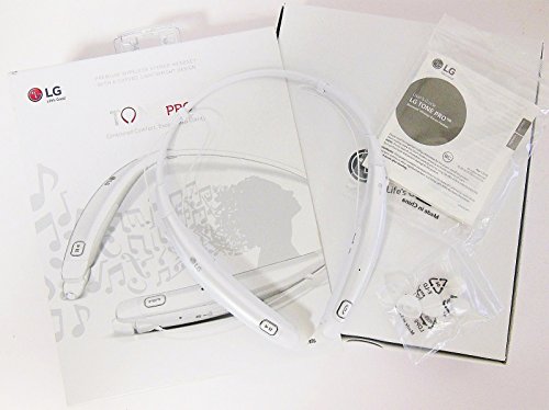 Lg tone pro hbs-770 wireless stereo headset - white