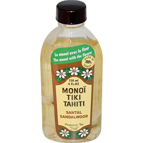 Monoi Tiare Tahiti, Monoi Tiki Tahiti, Sandalwood, 4 fl oz (120 ml) - 2pc