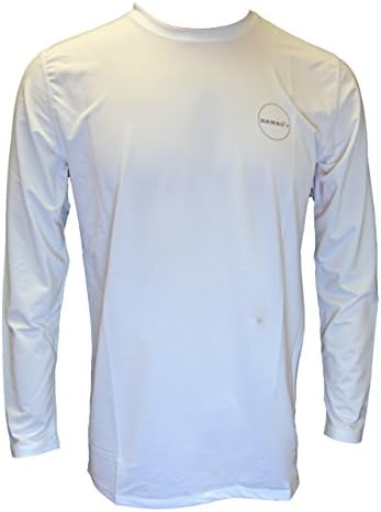 Maui Clothing Hybrid Long Sleeve Rash Guard (XXL, White)