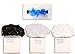 Resilia Tall 15 Gallon Trash Bags - Black 100 Bags/Roll, 1 Mil Thick, 24x33 inches (WxH), Wire Ties Included, MADE IN USA