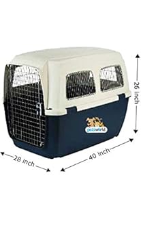 Pets World India Fibre Flight Dog Crate (XL)