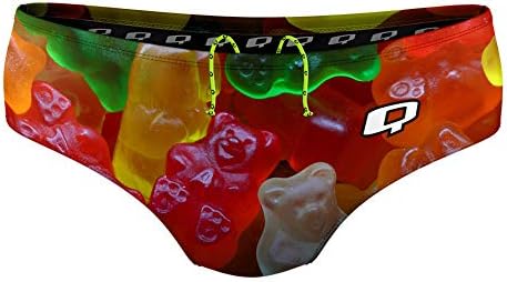 Q Swimwear Mens Swim Briefs, Polyester Competitive Swimwear Brief, Racing Swim Suit in Multiple Colors