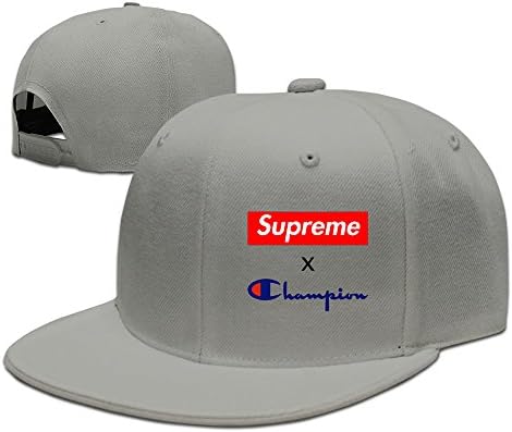 POPYol Double Logo Flat Baseball Caps Hats For Unisex