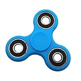 Fidget Hand Spinner Toy Stress Reducer - Finger Toy for Chilren and Adult (Blue)