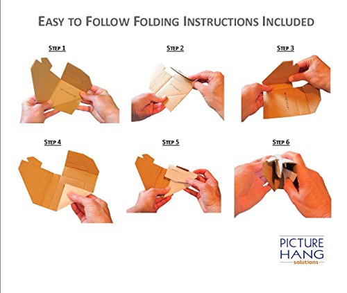 Frame Corner Protectors | Cardboard Corner Protectors | Adjustable Picture Frame Corners for Shipping, Packing or Moving Art - 48 Cardboard Corners