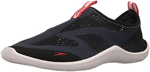 Speedo Men's Surf Knit Athletic Water Shoe, Navy, 13 C/D US