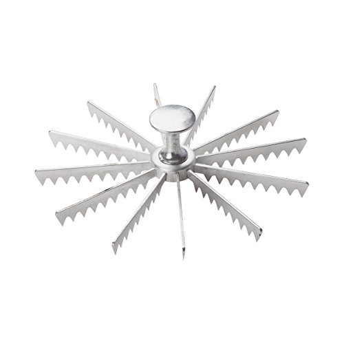 FortheChef's Cast Aluminum 12-Cut, Pie/Cake Marker