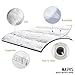 MASVIS Japanese Floor Mattress Futon Mattress Roll Up Camping Mattress Tatami Mat Foldable Mattress for Bed Couch Mattress Pad Queen,White