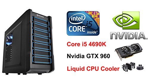 i5 4690K Nvidia GTX 960 Graphics Windows 10 Liquid Cooling Computer